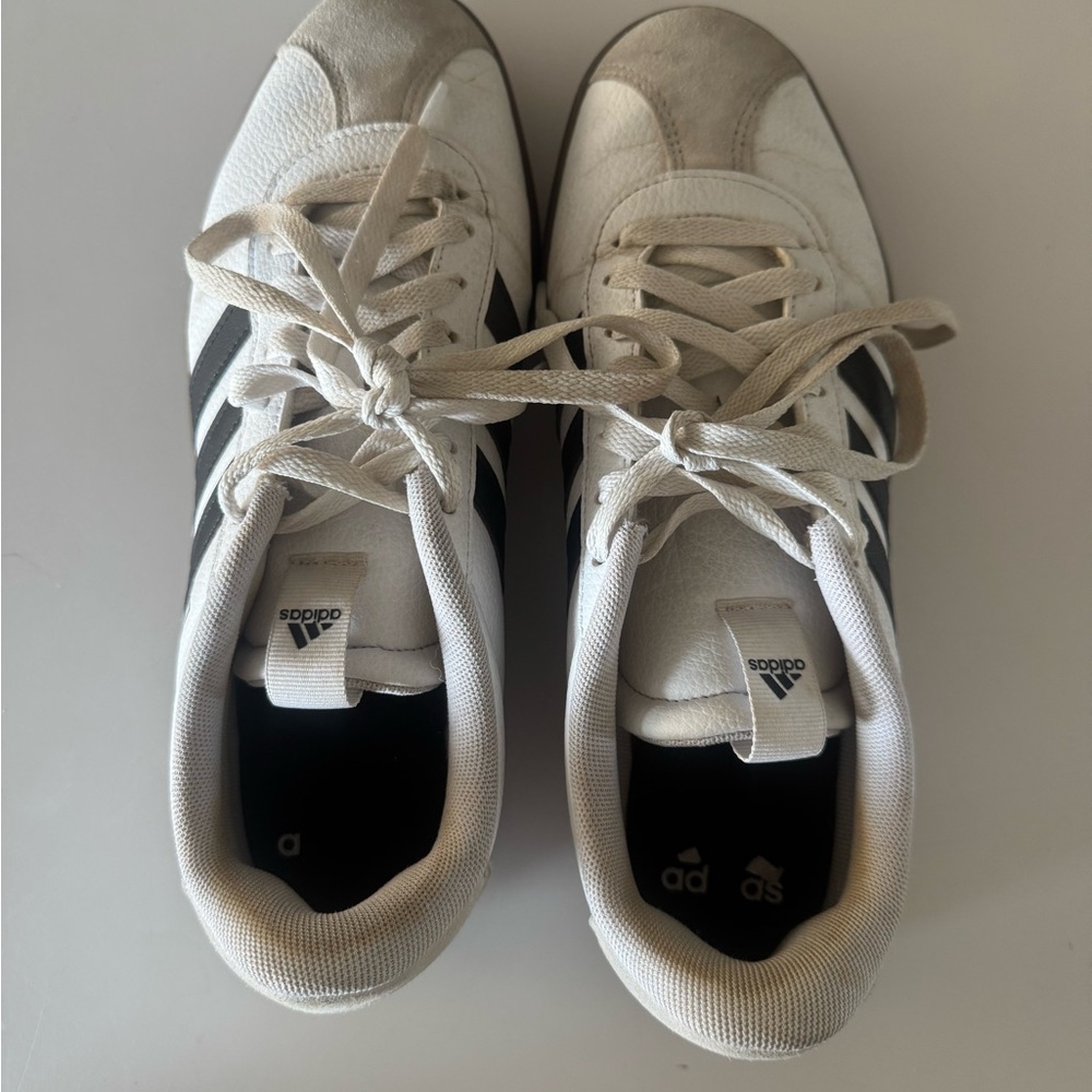 Adidas White and Black Sneakers